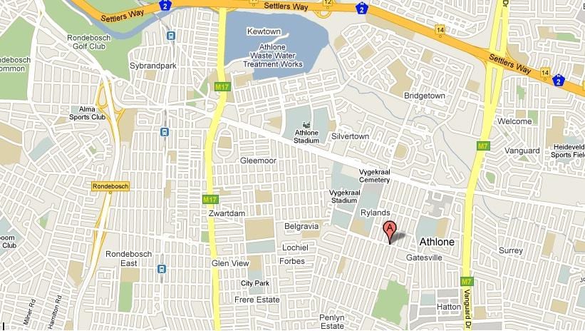 kaart athlone Cape Town