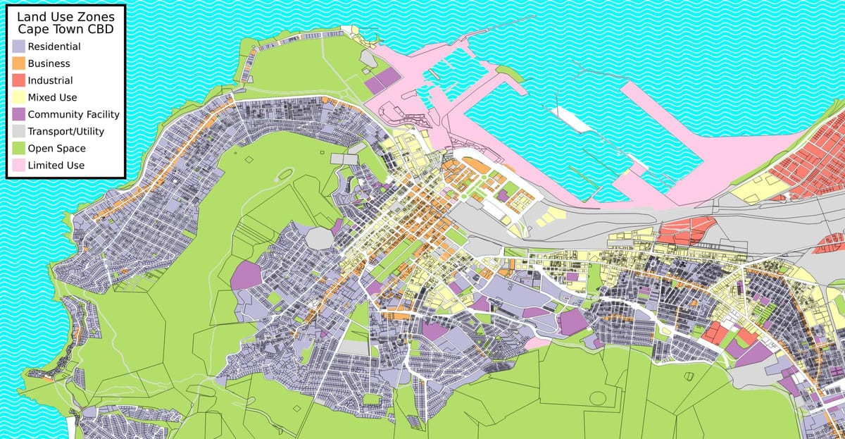 bioloogilise mitmekesisuse konventsiooni Cape Town map