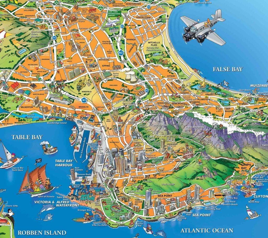 tourist map kaplinn