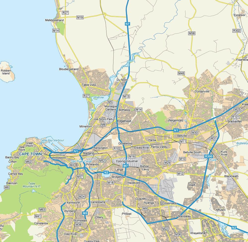 kaart edgemead Cape Town