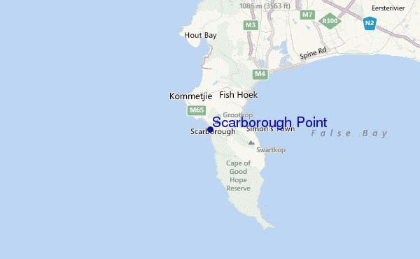 kaart scarborough Cape Town
