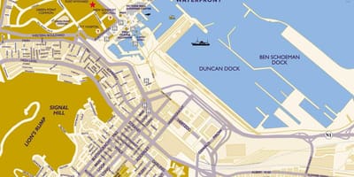 Port of Cape Town live kaart