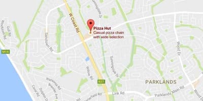 Kaart sunningdale Cape Town