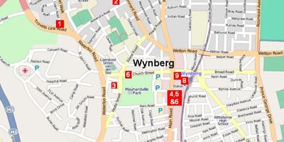  kaart wynberg Cape Town