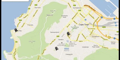 Kaart kensington Cape Town