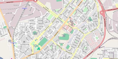 Kaart pinelands Cape Town