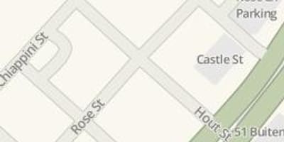 Kaart rose street, Cape Town